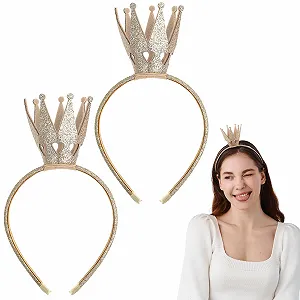 Обруч на голову в виде короны на день рождения - Фото 1