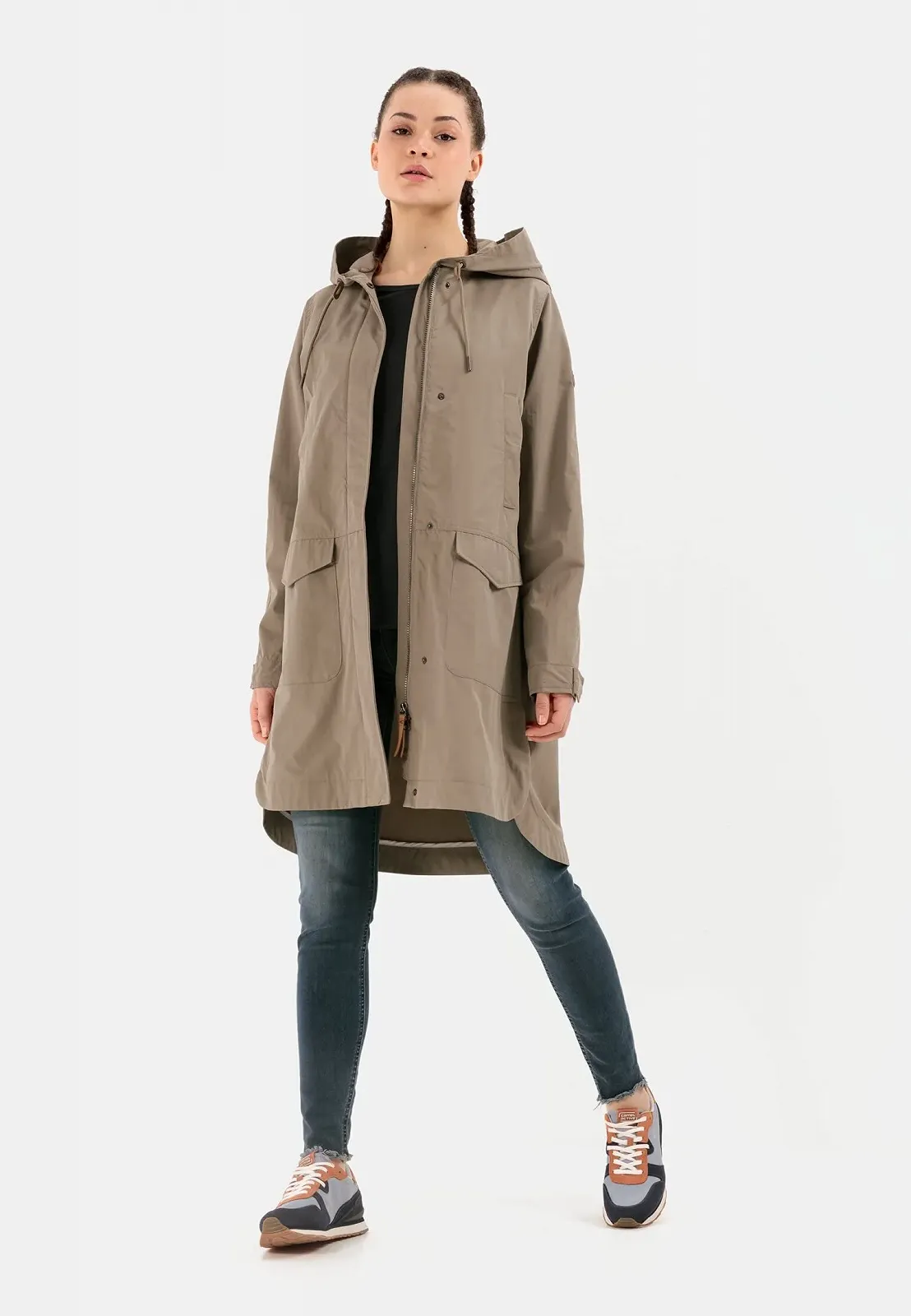 Пальто camel active Жіноче Функціональне з капюшоном, фото №4 Пальто camel active Жіноче Функціональне з капюшоном, фото №4