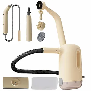 Купить Пароочиститель ручной 1200 Вт 300 мл 3,0 бар с 8 аксессуарами - Фото 1 Пароочиститель ручной 1200 Вт 300 мл 3,0 бар с 8 аксессуарами - Фото 1