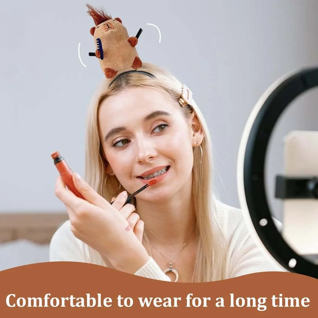 Обруч для волос Капибара, фото №5