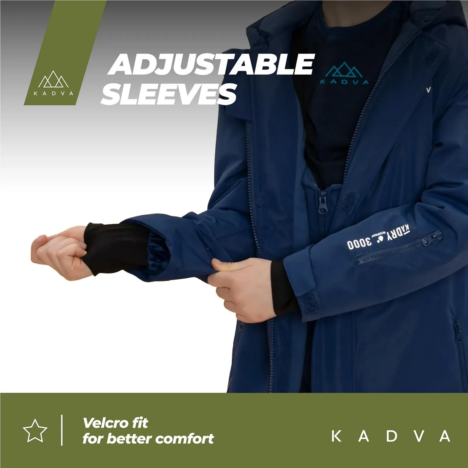 Дитяча лижна куртка з капюшоном KADVA SKIRO JR Водонепроникна та вітрозахисна з капюшоном, фото №12