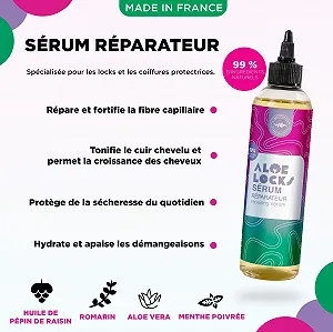 Сыворотка Shandrani Easy Pouss Paris Natural Aloe Locks Восстанавливающая и Активирующая 250 мл synthetic.ua - Фото 1