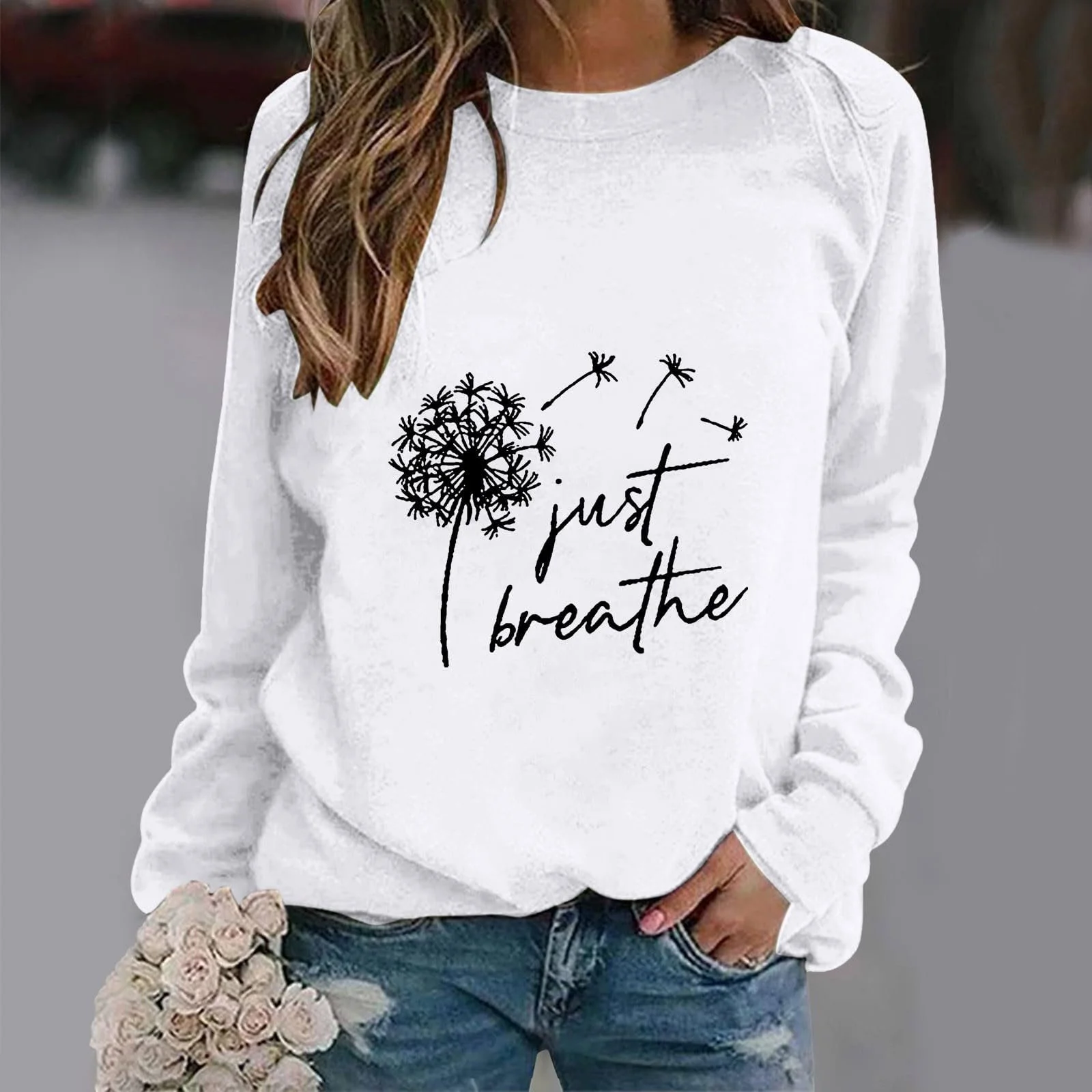 Женский Пуловер Осень Элегантный Зимний Свитер с Длинными Рукавами Без Капюшона Теплый Зимний Пуловер, фото №2