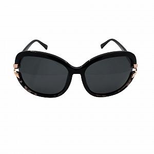 Поляризовані сонцезахисні окуляри Luxxada Жіночі Чорні Великі Овальні - Фото 1