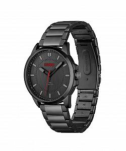 Аналоговые кварцевые часы HUGO #Fast-Kollektion для мужчин с браслетом из нержавеющей стали или кожаным ремешком synthetic.ua - Фото 1