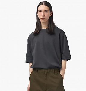 Футболка Uniqlo Airism Cotton Oversized Crew Neck Half-Sleeve 465185-07 L - Фото 1