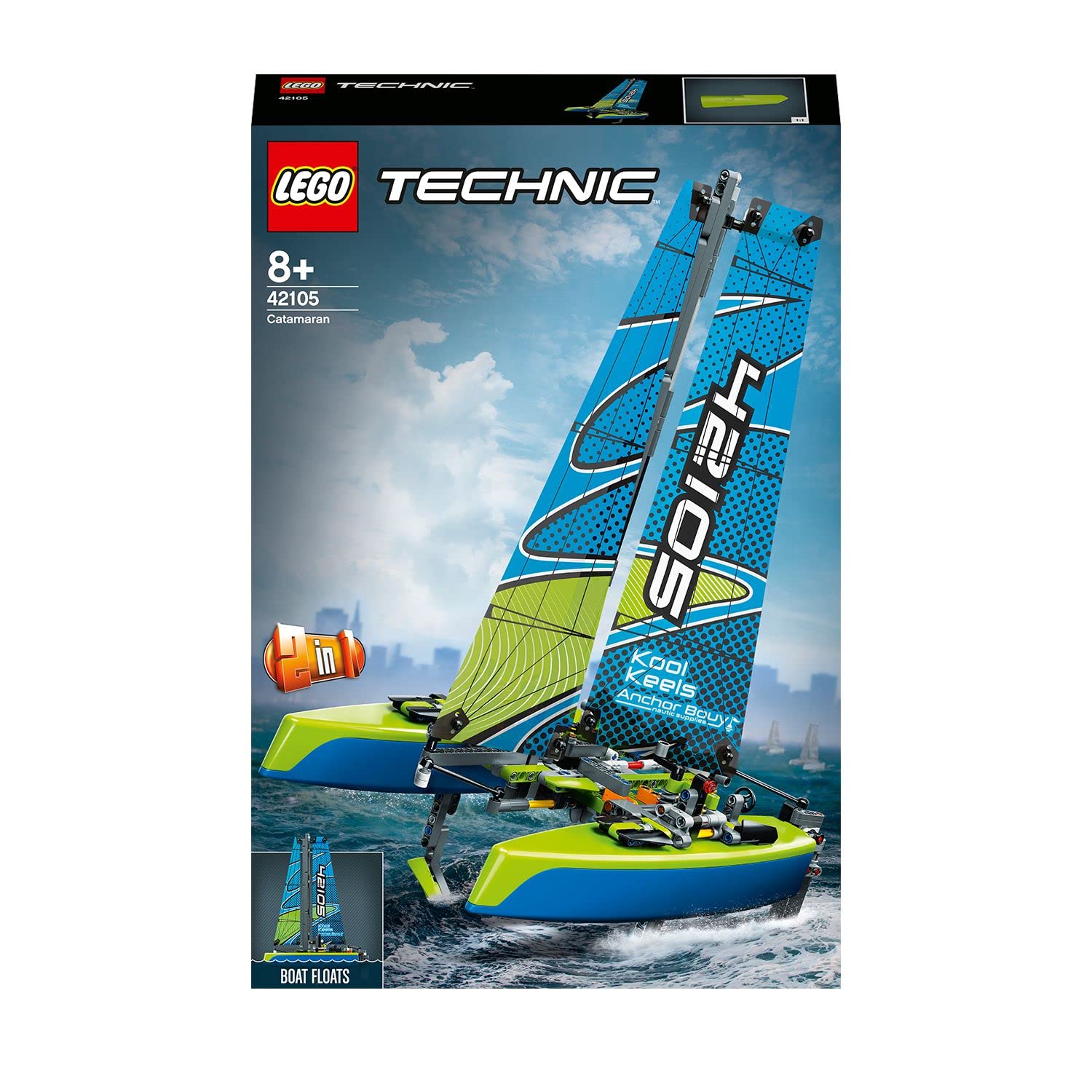 Конструктор LEGO® Technic™ 42105 Катамаран дитячий, фото №5 Конструктор LEGO® Technic™ 42105 Катамаран дитячий, фото №5
