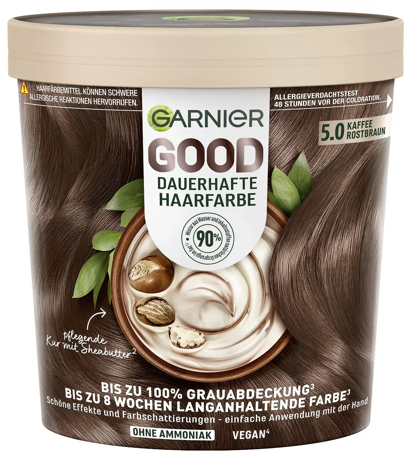 Стійка Фарба для Волосся Garnier Good 5.0 Кава Іржаво-Коричневий, фото №1