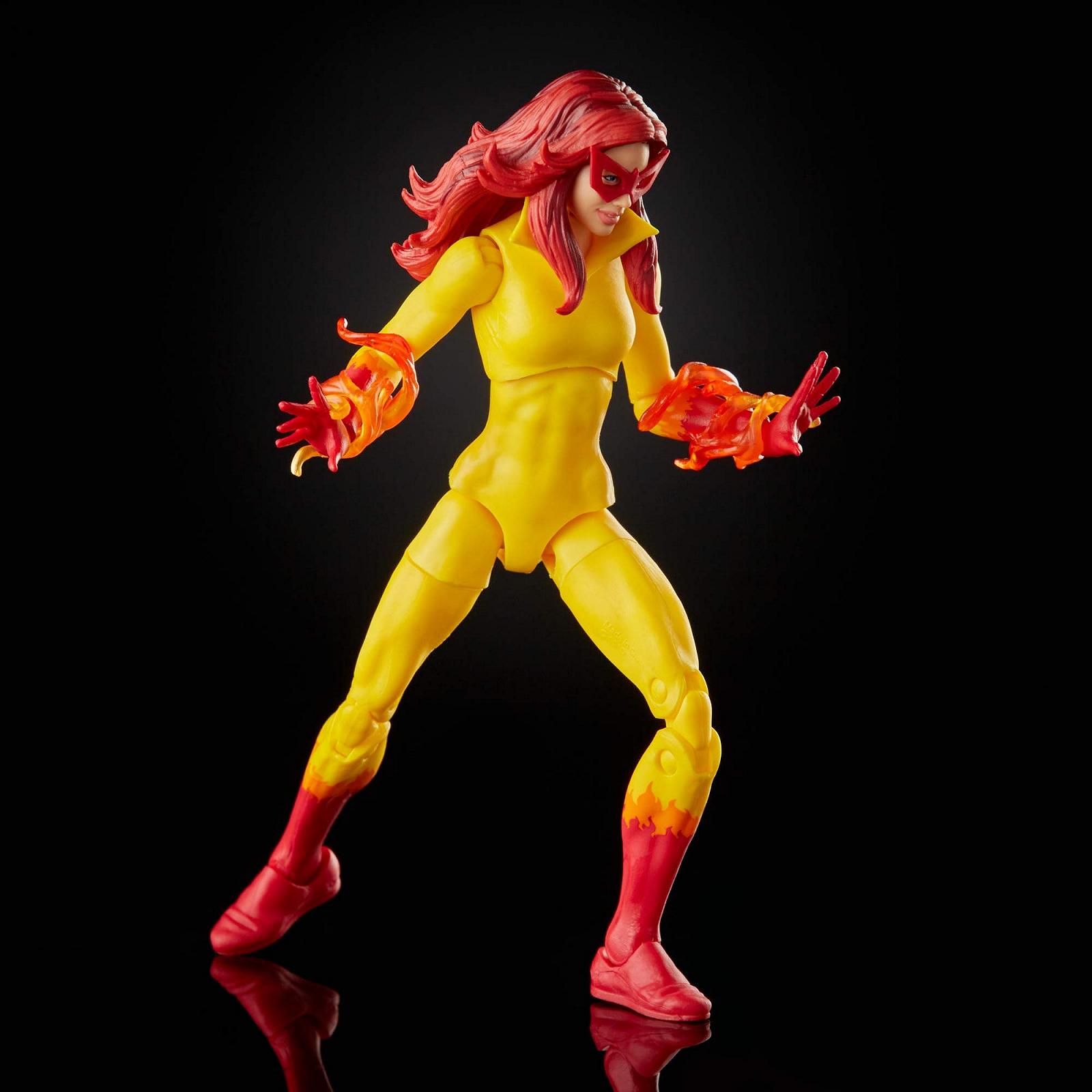 Екшн-фігурка X-Men Hasbro Marvel Legends Series Avengers 15 см Marvel's Firestar з собакою та 6 аксесуарами для дітей від 4 років, F02125L0, фото №7