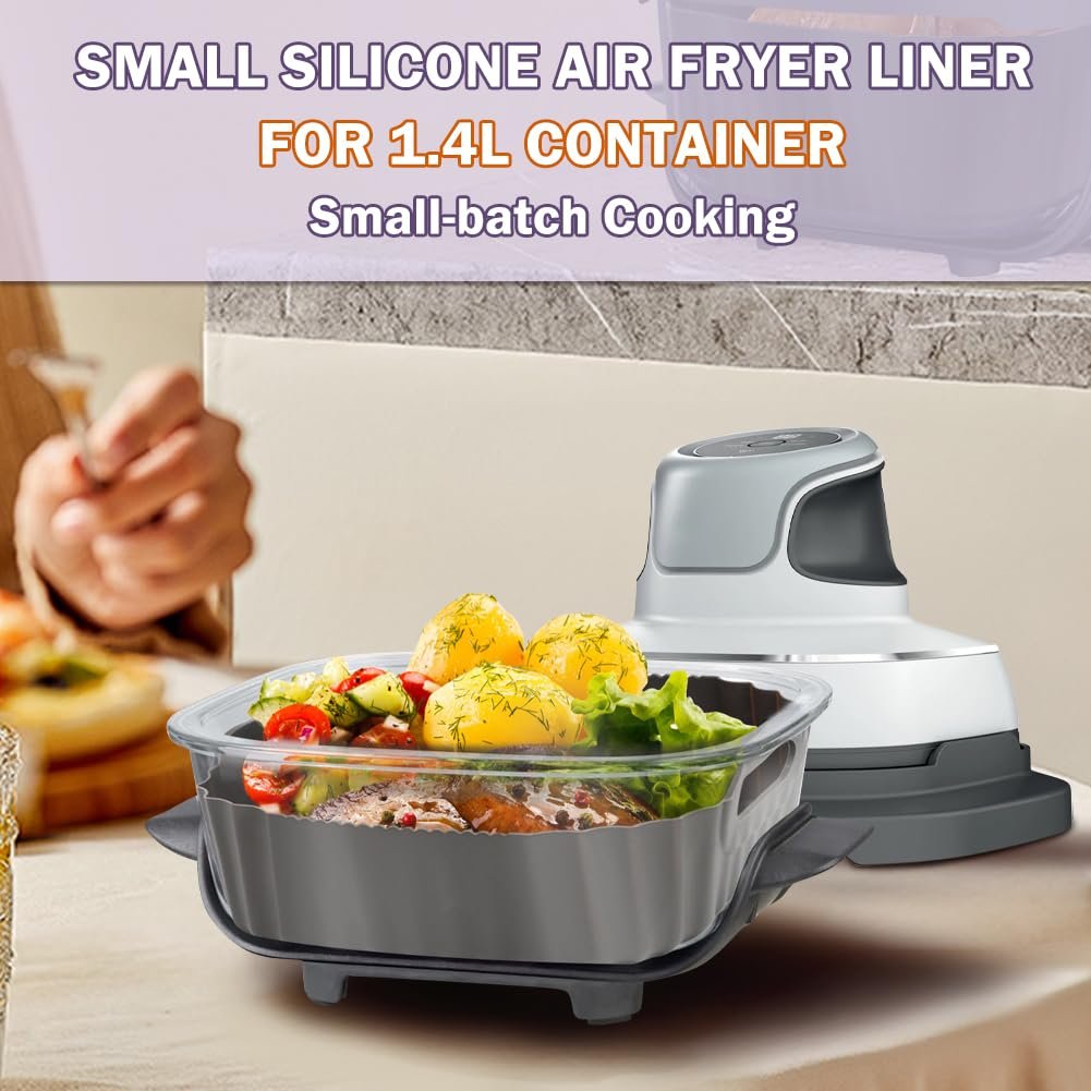 Набор силиконовых форм для мультипечи BYKITCHEN для Ninja CRISPi FN101EU 3.8 л + 1.4 л 2 шт., фото №5