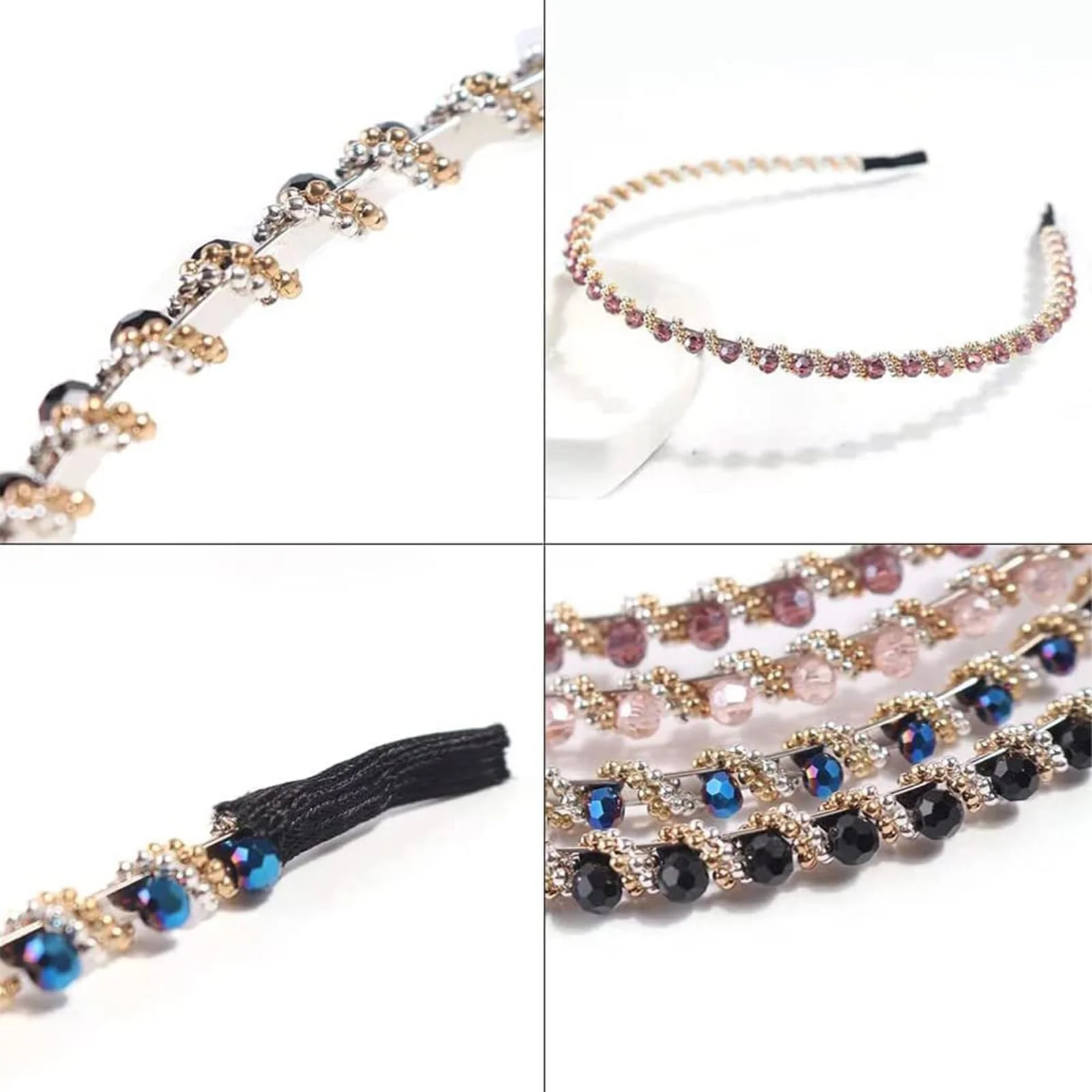 Обруч на голову Aililong Жіноча, набір з 5 штук, фото №3 Обруч на голову Aililong Жіноча, набір з 5 штук, фото №3