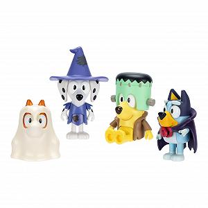 Фігурки BlueY Бінго, Хлоя та Лакі на Хелловін, 4 шт., 6,35 см, з аксесуарами - Фото 1
