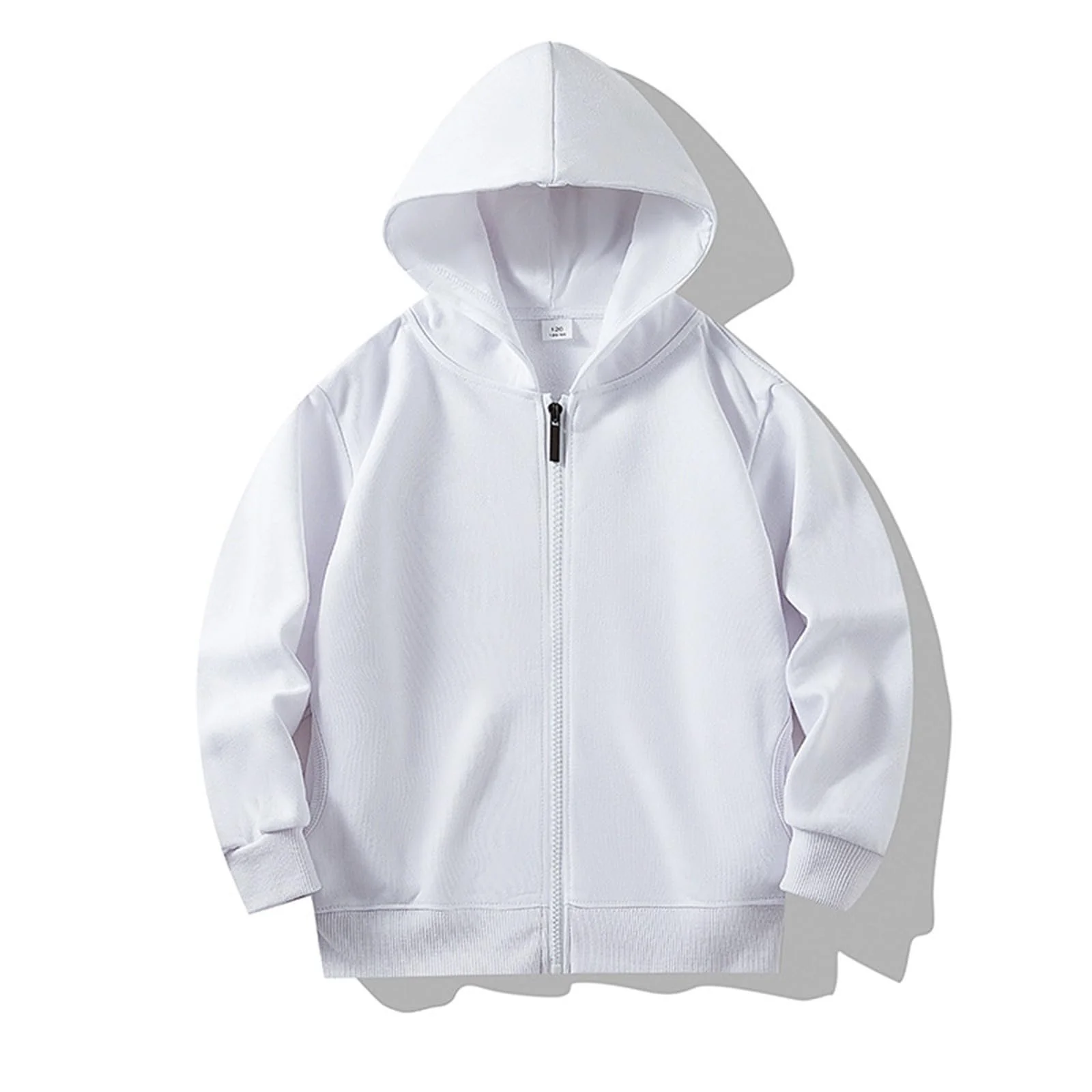 Детский худи Теплый свитшот с капюшоном Повседневный пуловер Худи Карманы Мешковатые спортивные худи Свободный пуловер Теплый свитшот с капюшоном на молнии Худи оверсайз, фото №3