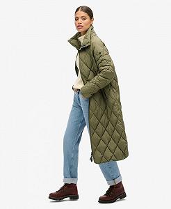 Куртка Superdry Super Long Lined Quilted synthetic.ua - Фото 1