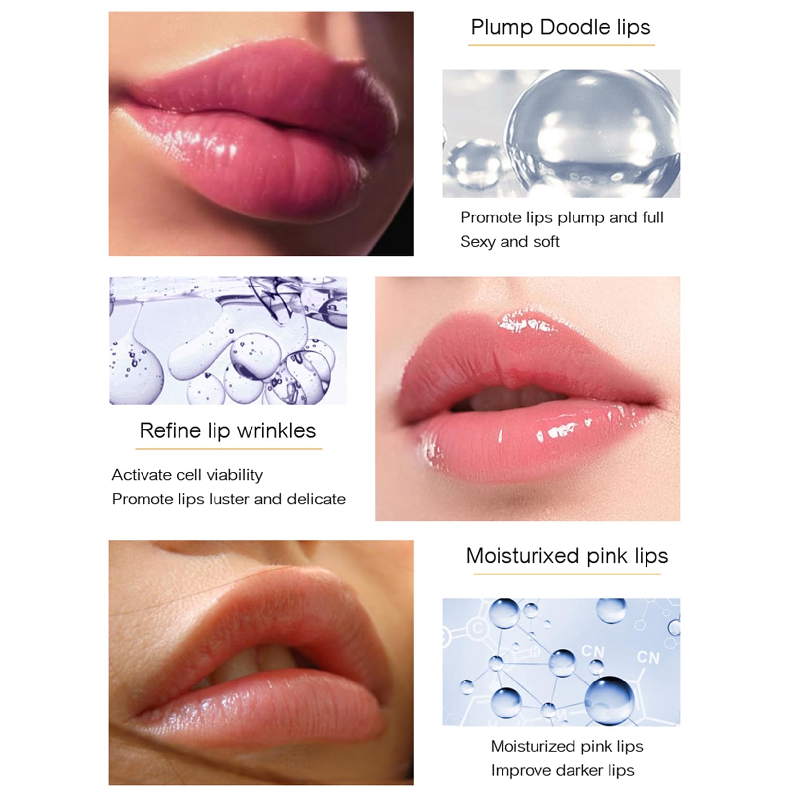 Блиск для губ Lip Plumper Бальзам зволожуючий Прозорий 01, фото №2