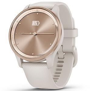 Garmin Vivomove Trend Peach Gold S Steel Bezel w Ivory Case and Band (010-02665-01) - Фото 1