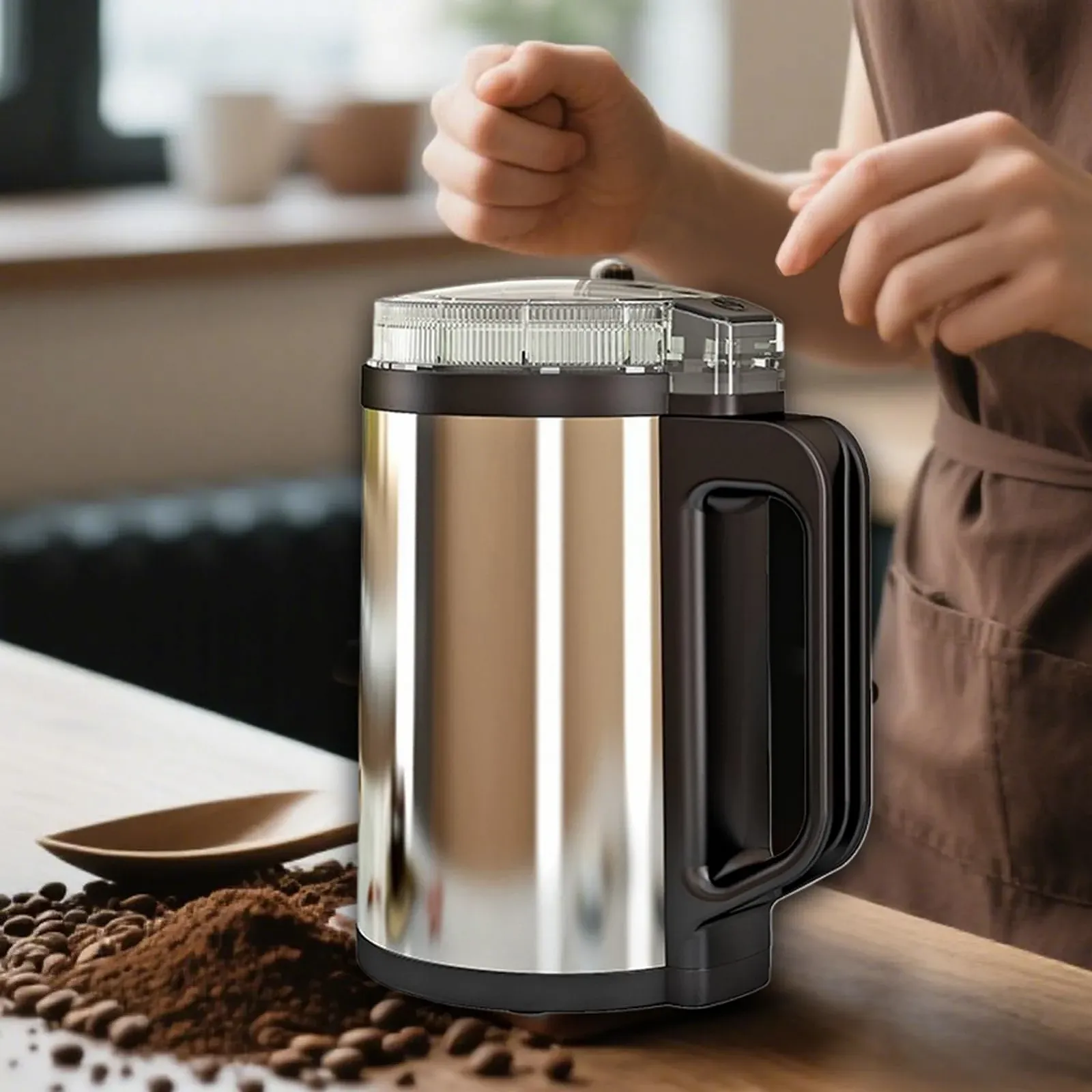 Электрическая мельница для кофейных зерен, фото №3