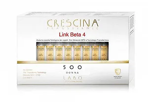 Купить Средство для роста волос Labo Crescina Transfermic Link Beta 4 для женщин 500, 40 ампул - Фото 1 Средство для роста волос Labo Crescina Transfermic Link Beta 4 для женщин 500, 40 ампул - Фото 1