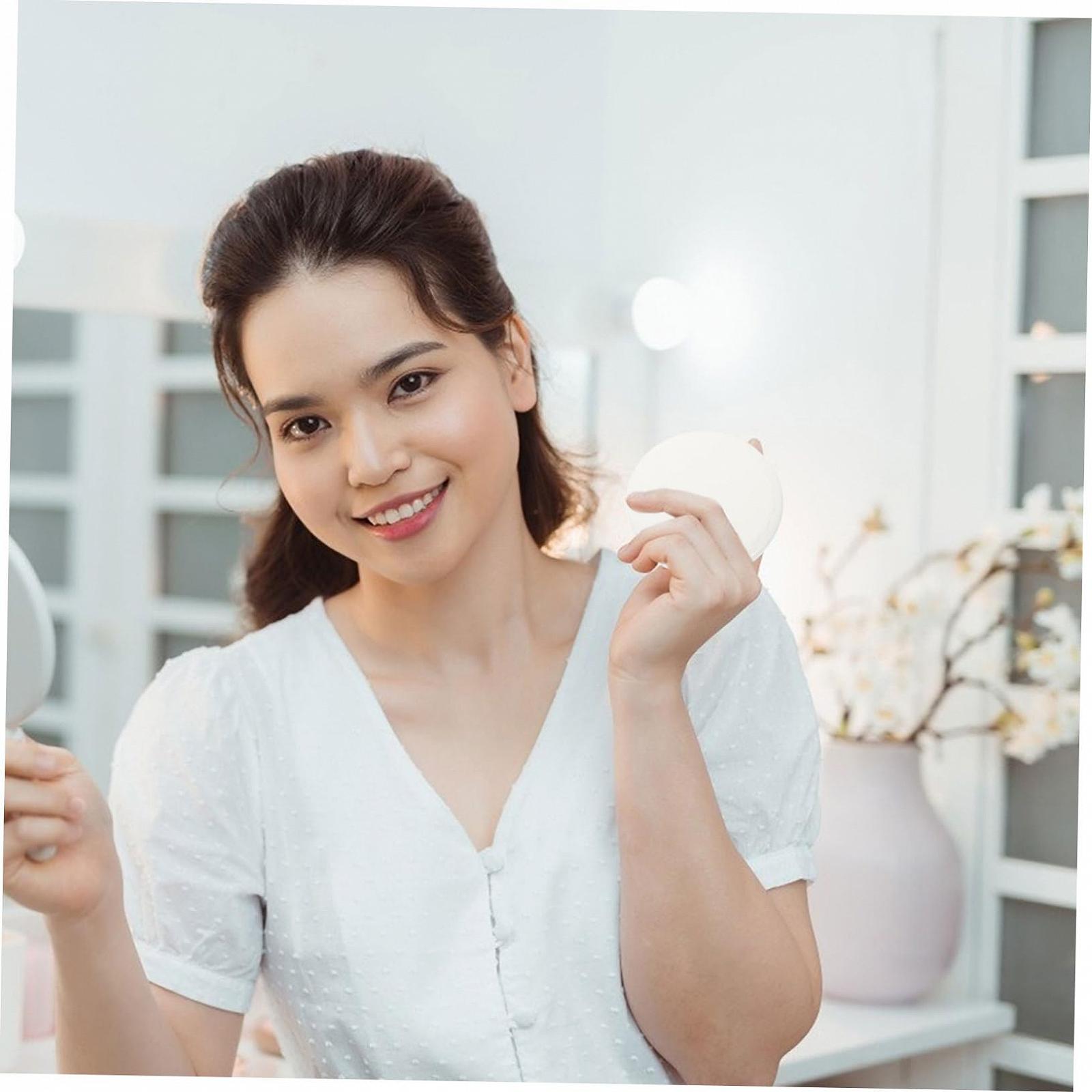 Зеркало Schminkspiegel Handspiegel С подсветкой Abs Портативное Белого цвета, фото №4 Зеркало Schminkspiegel Handspiegel С подсветкой Abs Портативное Белого цвета, фото №4