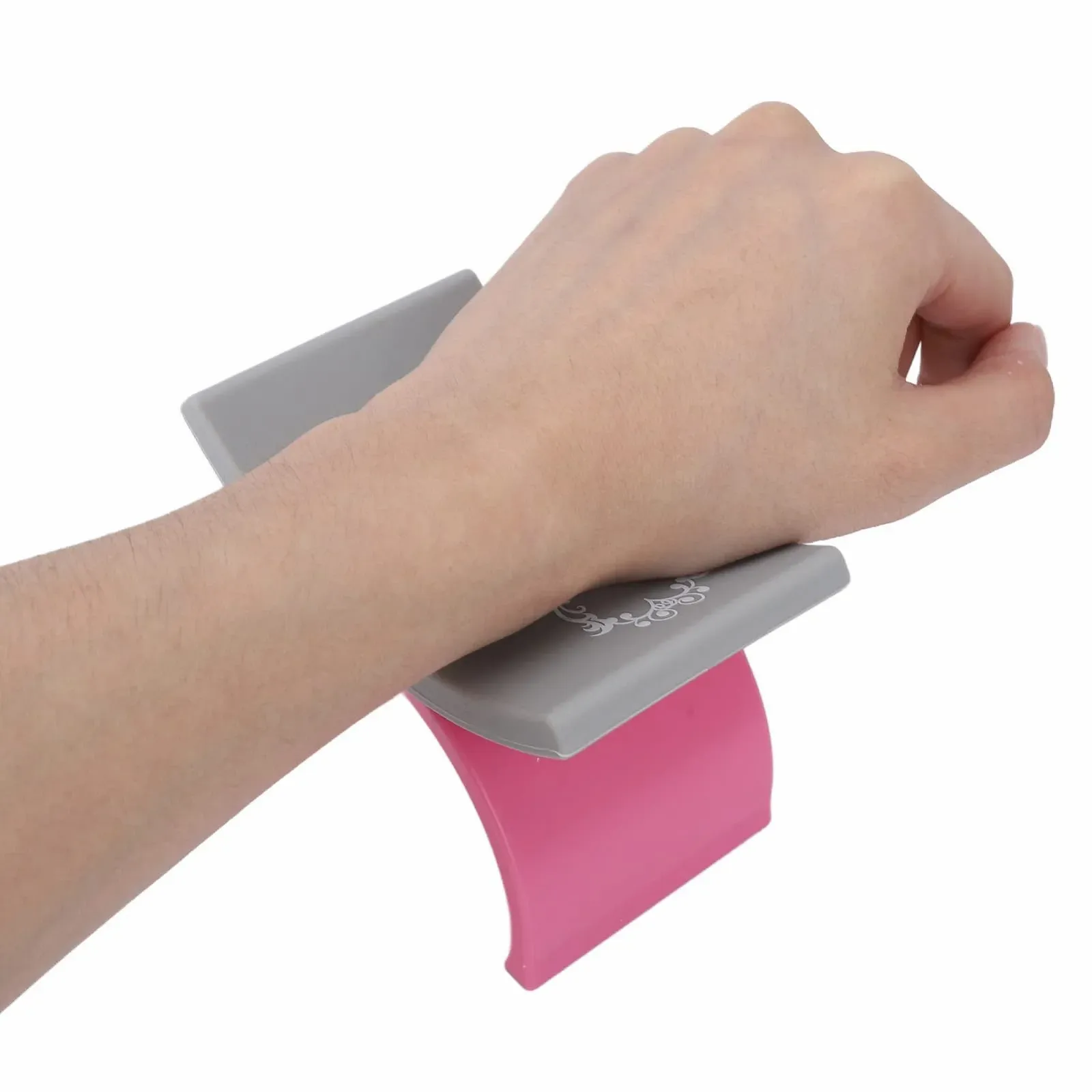 Підставка для рук для манікюру U-подібна Silicone Rose, фото №7