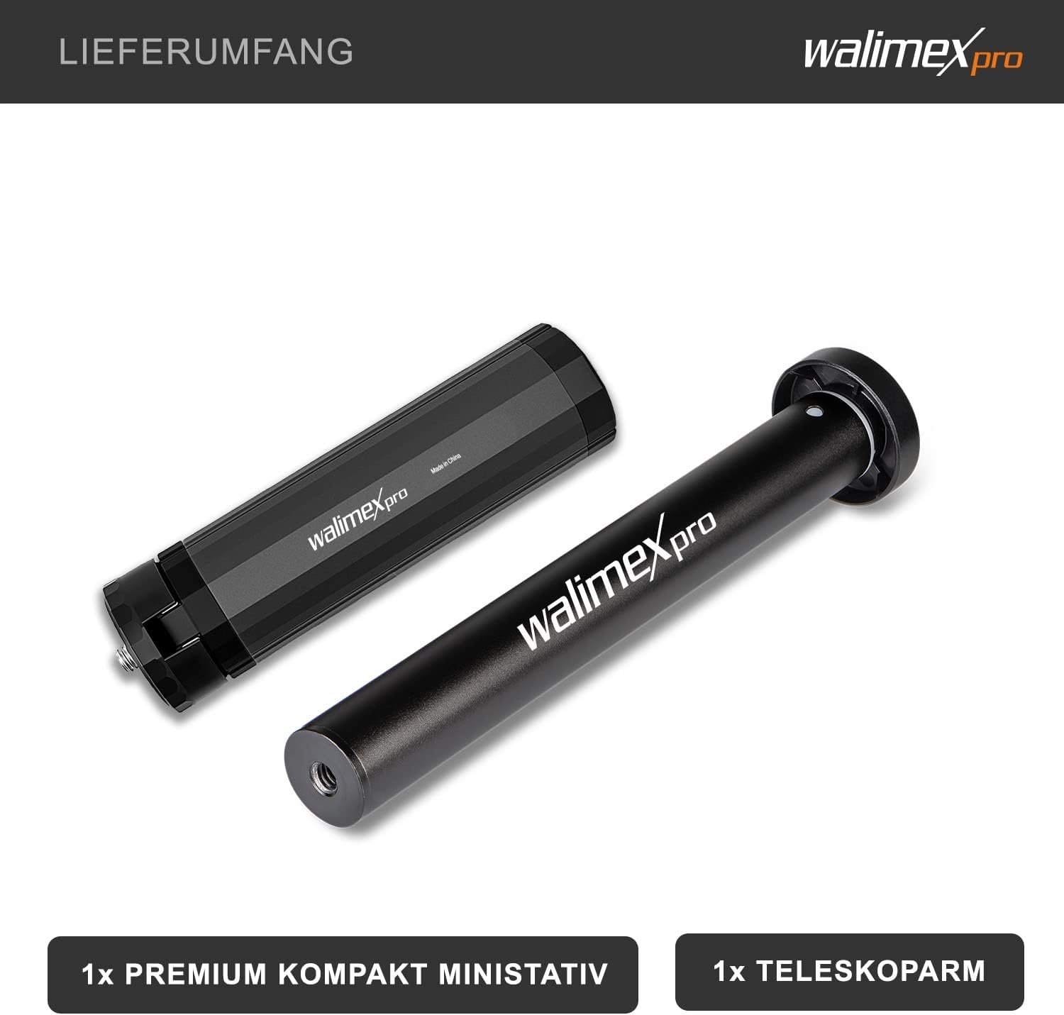 Штатив Walimex Pro 2-in-1 Mini Tripod XL Чорний (23137), фото №3
