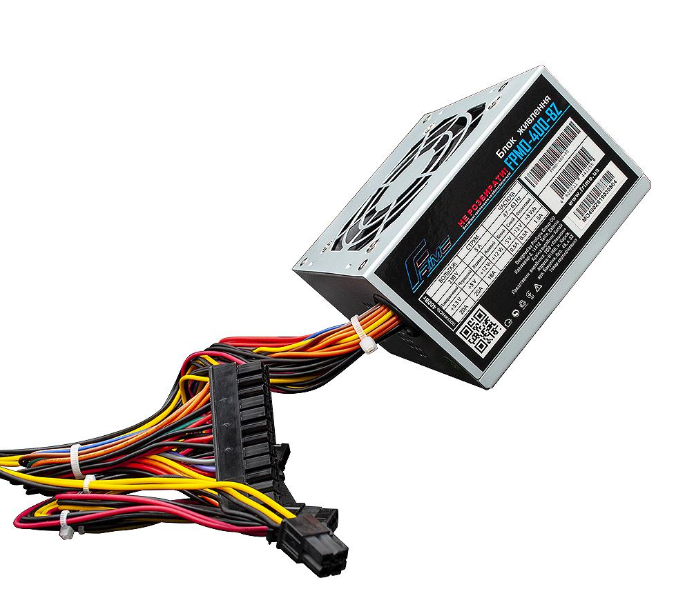 Блок енергії для ПК Frime Micro-ATX FPMO-400-8Z; 8 см 2 хдд сата, фото №4