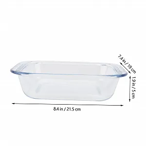 Форма для запікання Luxshiny скляна термостійка 1 шт synthetic.ua - Фото 1