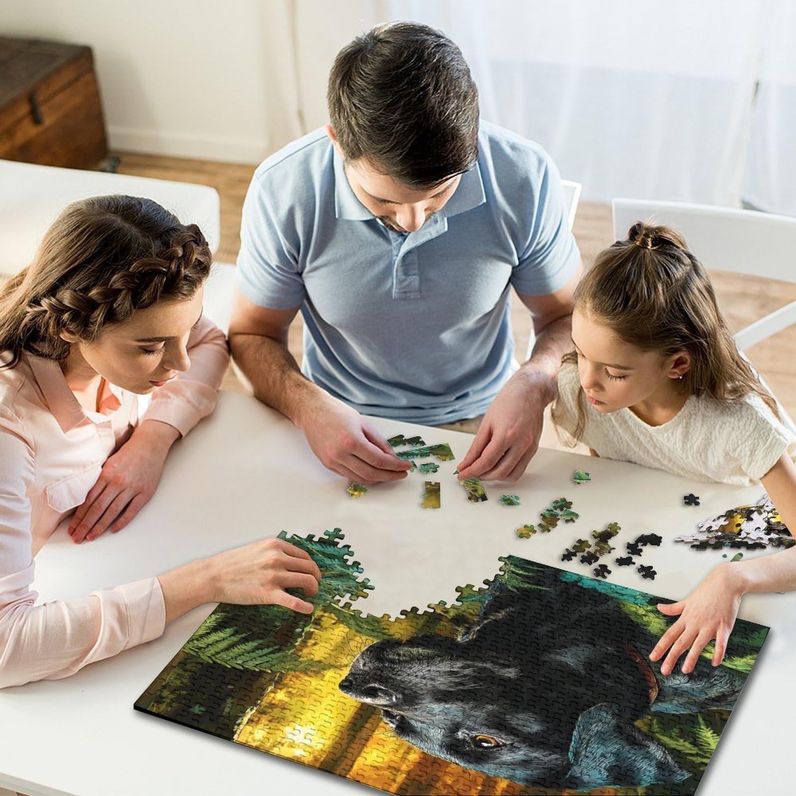 Пазл Лабрадор Художественная собака 1000 деталей 70 x 50 см, фото №6