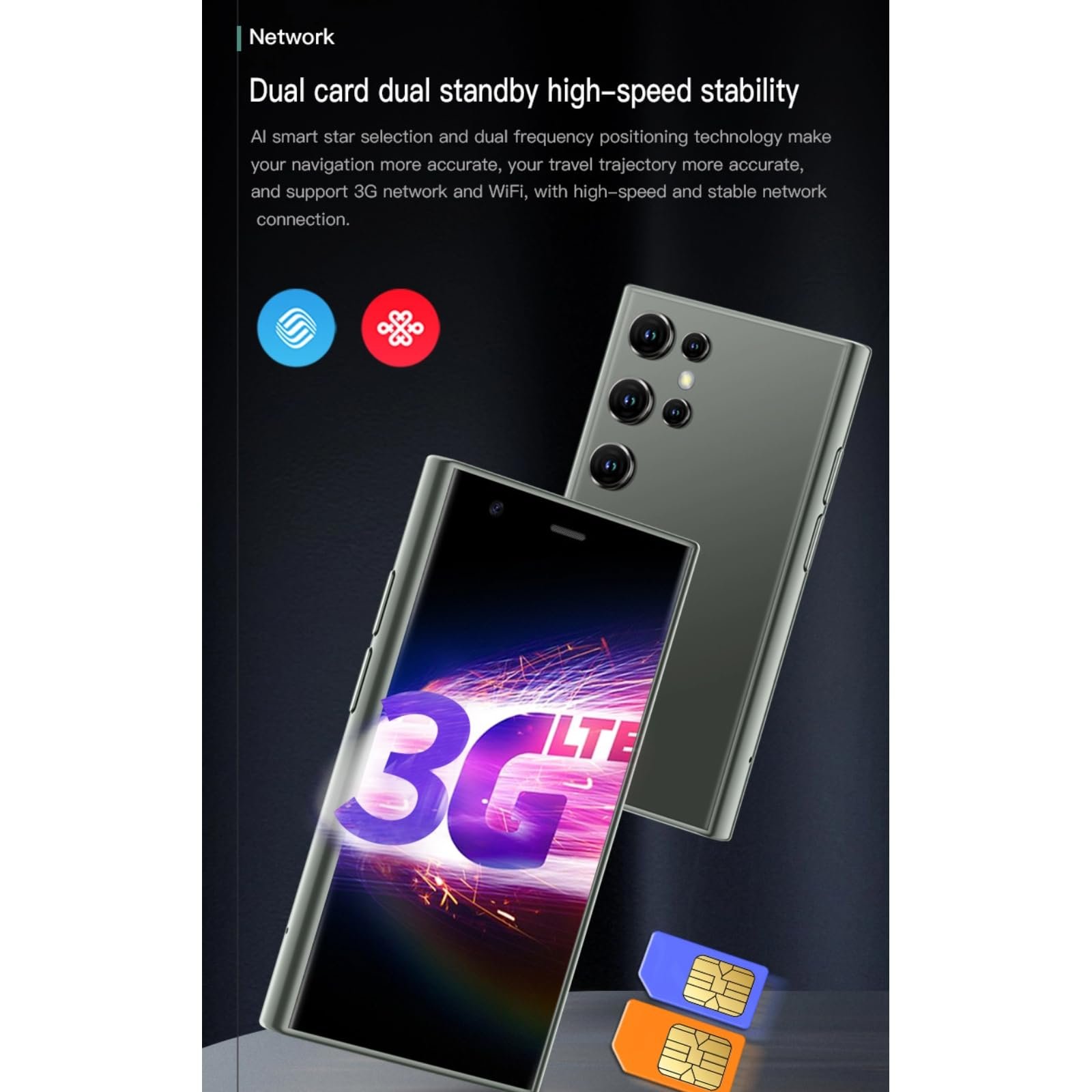 Смартфон Cuifati S23 Pro 3.0" 3D Glass Ultra Thin 3G Пурпуровий, фото №6