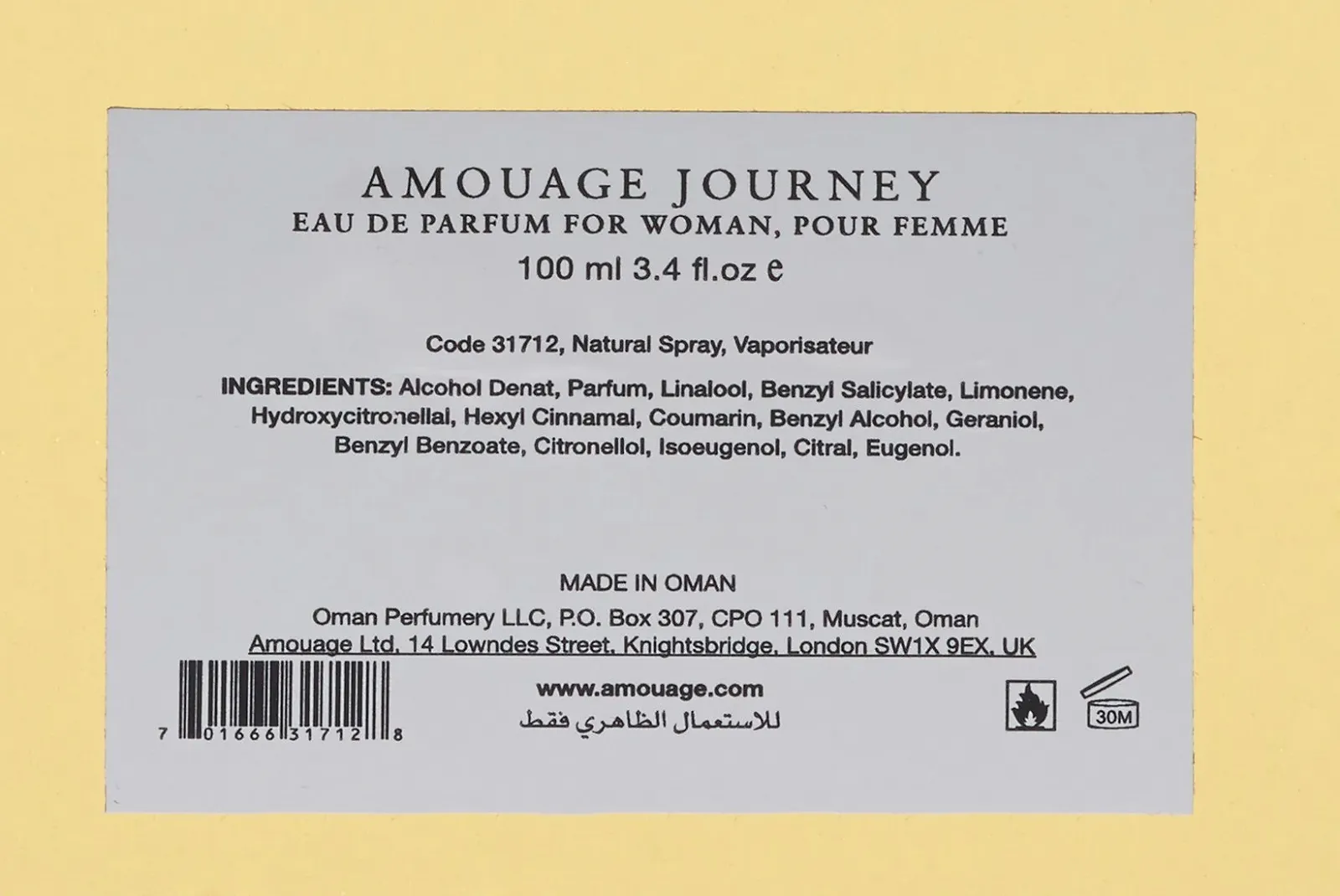 Парфумована вода Amouage Journey Woman 100 мл, фото №4 Парфумована вода Amouage Journey Woman 100 мл, фото №4