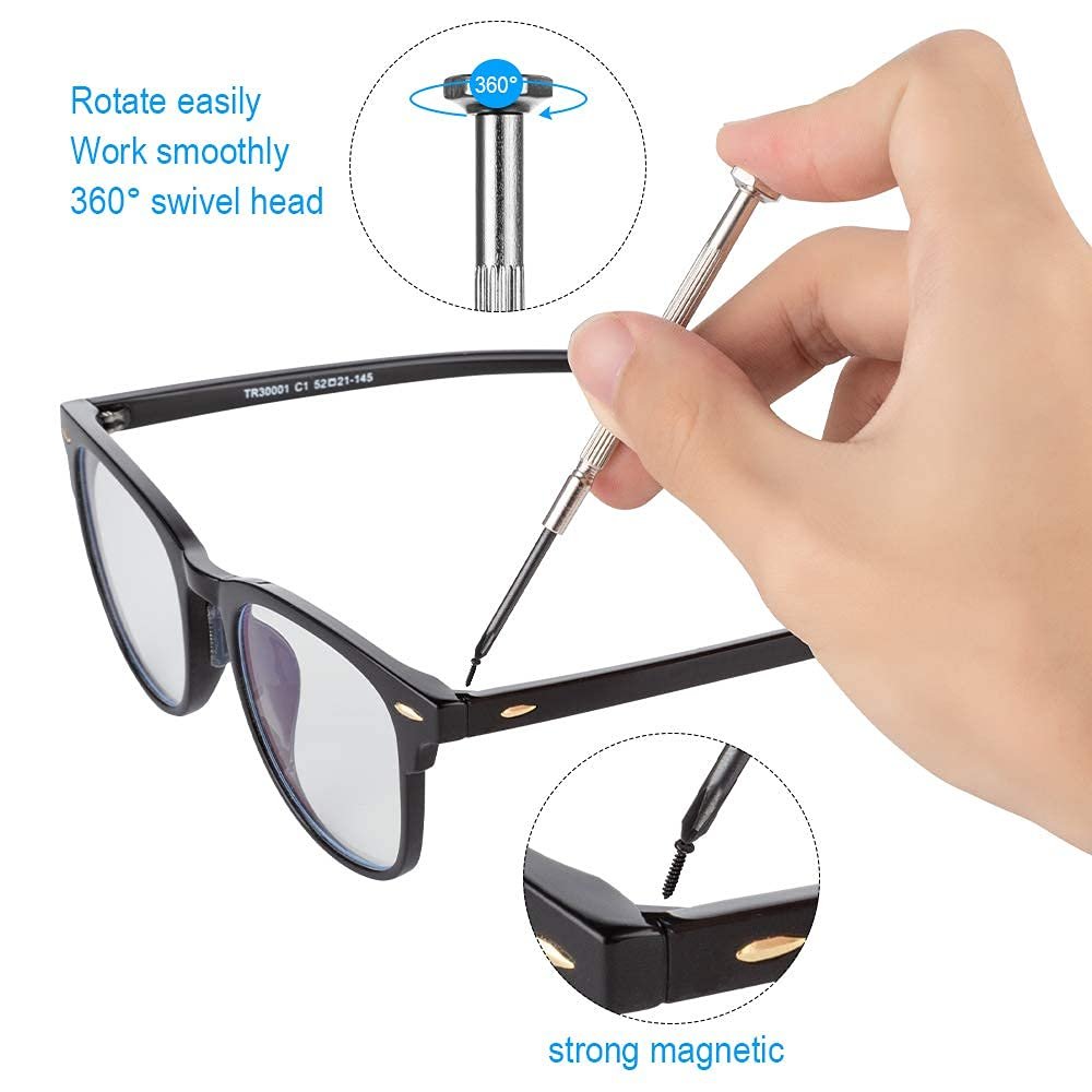 Набір викруток Tiiduo 17 в 1 Precision Professional Magnetic Small для ремонту окулярів, фото №7 Набір викруток Tiiduo 17 в 1 Precision Professional Magnetic Small для ремонту окулярів, фото №7