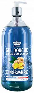 Гель для душу Ginger відновлювальний без мила 1 л - Фото 1