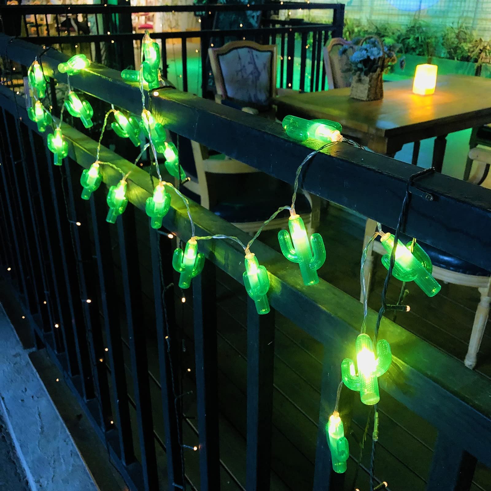 Гирлянда Riaxuebiy Кактус 20 LED USB питание, фото №7