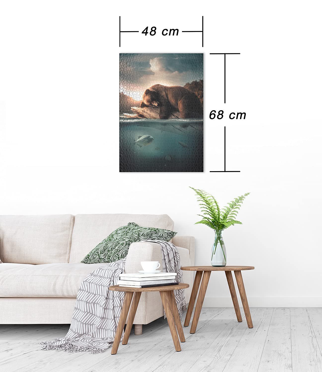 Пазл Ulmer Puzzleschmiede Silent River 1000 элементов 68 x 48 см, фото №2