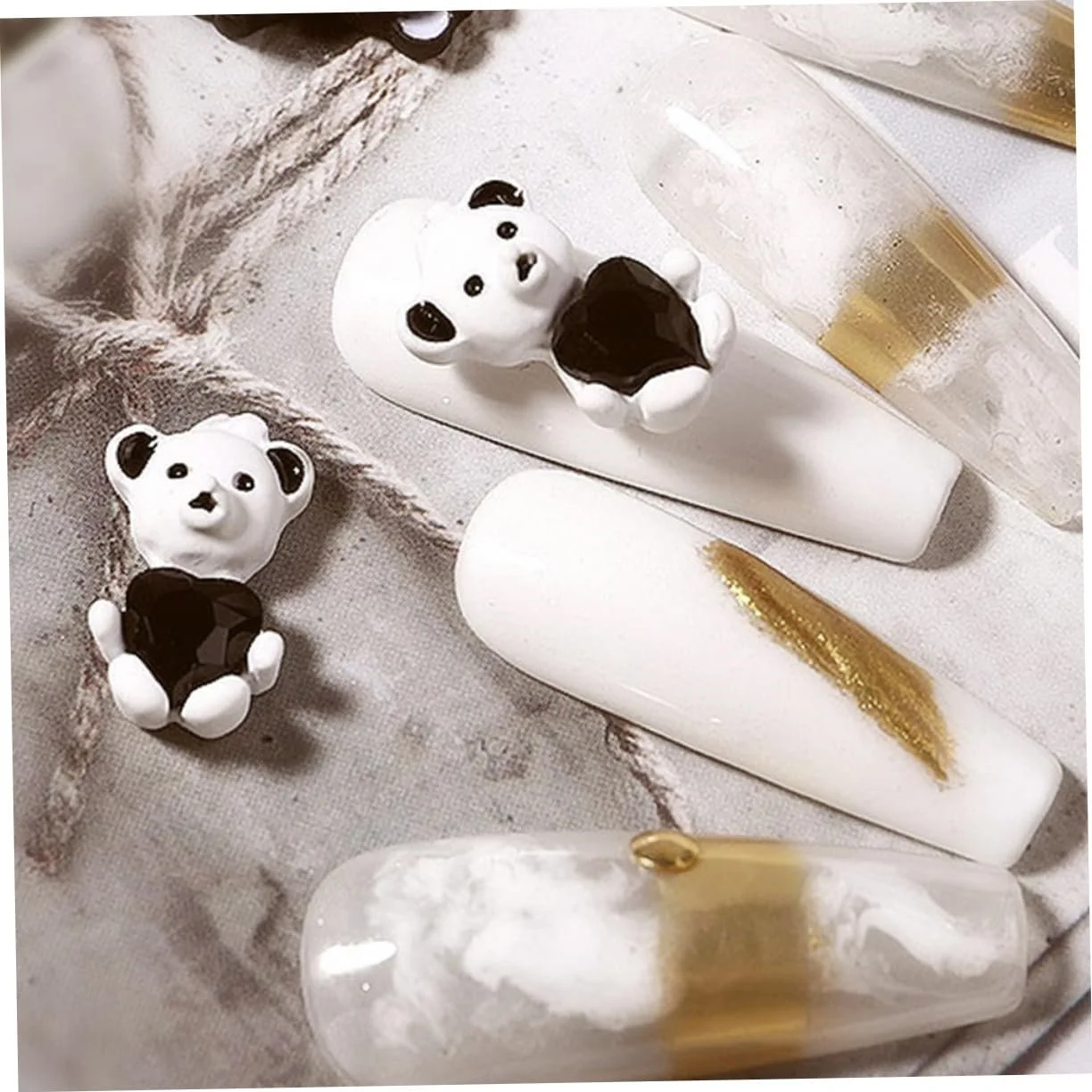 Украшение для ногтей Медведь Стразы, фото №7 Украшение для ногтей Медведь Стразы, фото №7