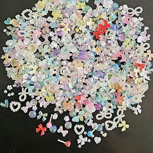 Прикраси для нігтів, Набір з 500 - Фото 1