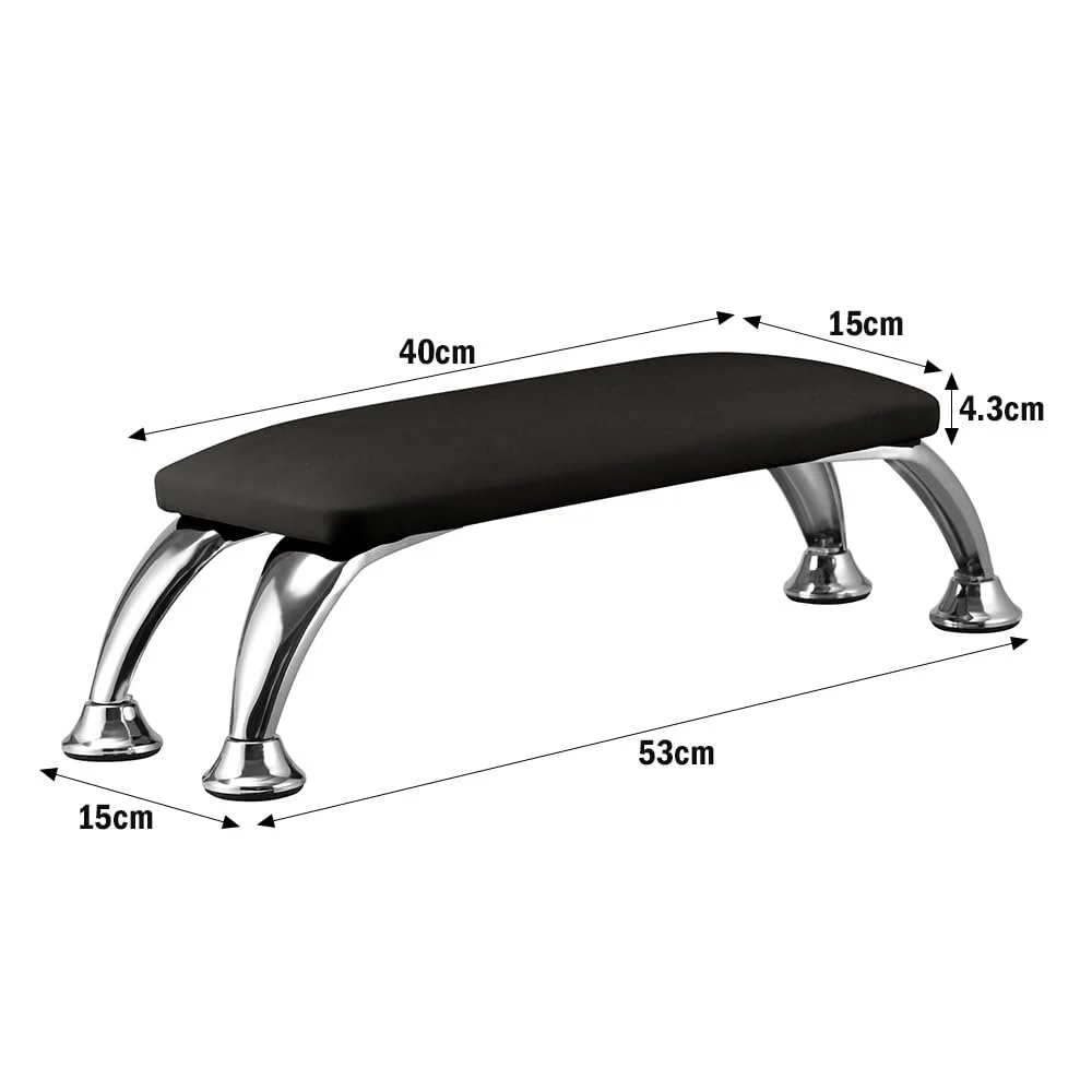 Підставка для рук шкіряна для манікюру, салонна подушка для рук, чорна, фото №2