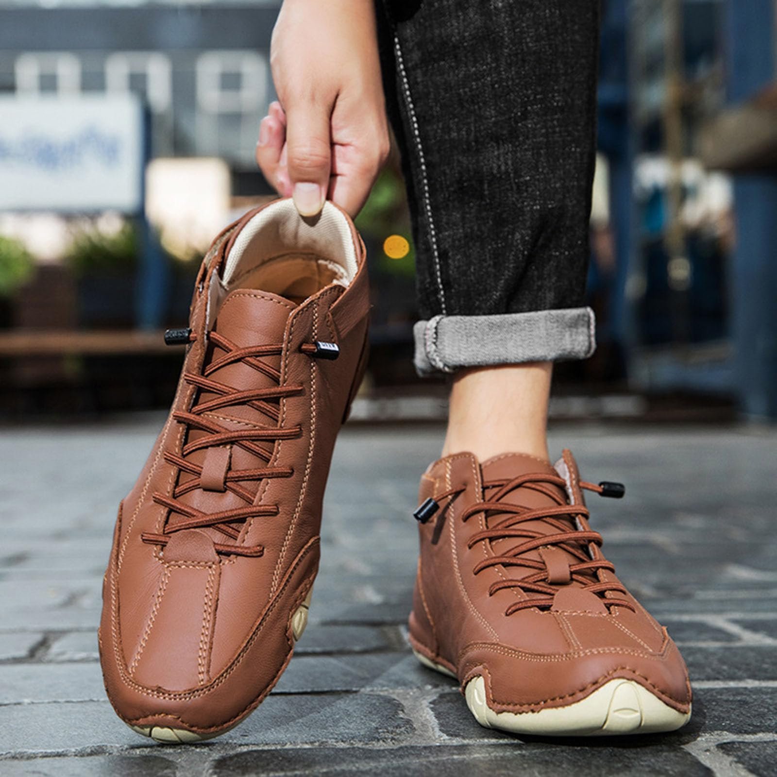 Черевики Barefoot Унісекс Шкіряні Високі, фото №4