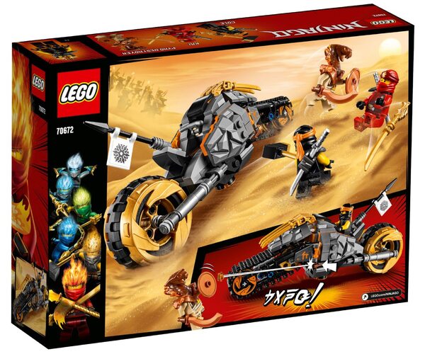 Конструктор LEGO NINJAGO Раллийный мотоцикл Коула (70672), фото №7