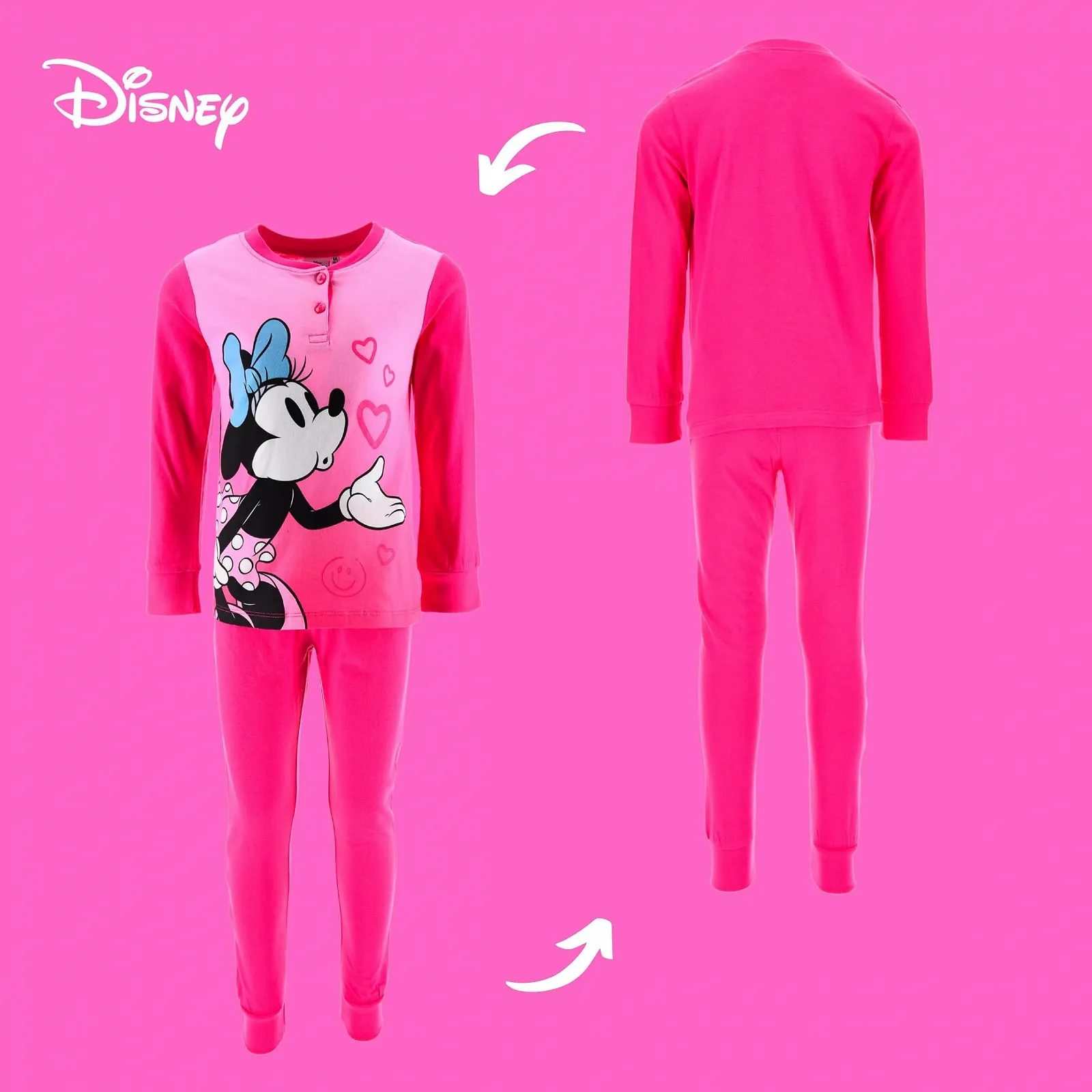 Піжама Disney Minnie Mouse Для дівчат, набір з 2 предметів, фото №7 Піжама Disney Minnie Mouse Для дівчат, набір з 2 предметів, фото №7