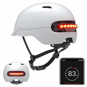 Шолом Livall Smart City, велосипедний для дорослих, з автоматичним LED заднім ліхтарем, LED задні ліхтарі, індикатор, регульований розмір - Фото 1