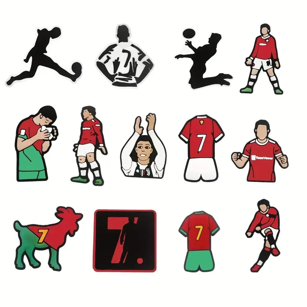 Джибитсы 13 шт, аксессуары для обуви крокс, фото №1