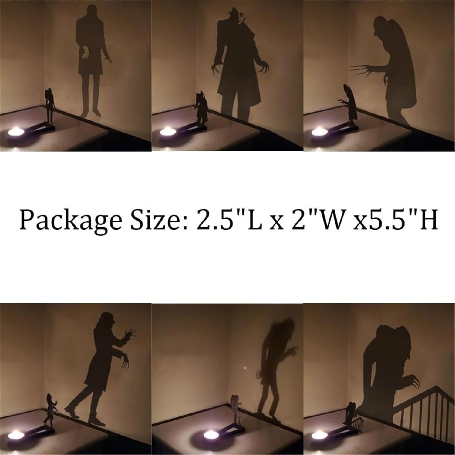 Подсвечник Nosferatu Halloween Horror Metal Tea Light Holder 3D Print, фото №2