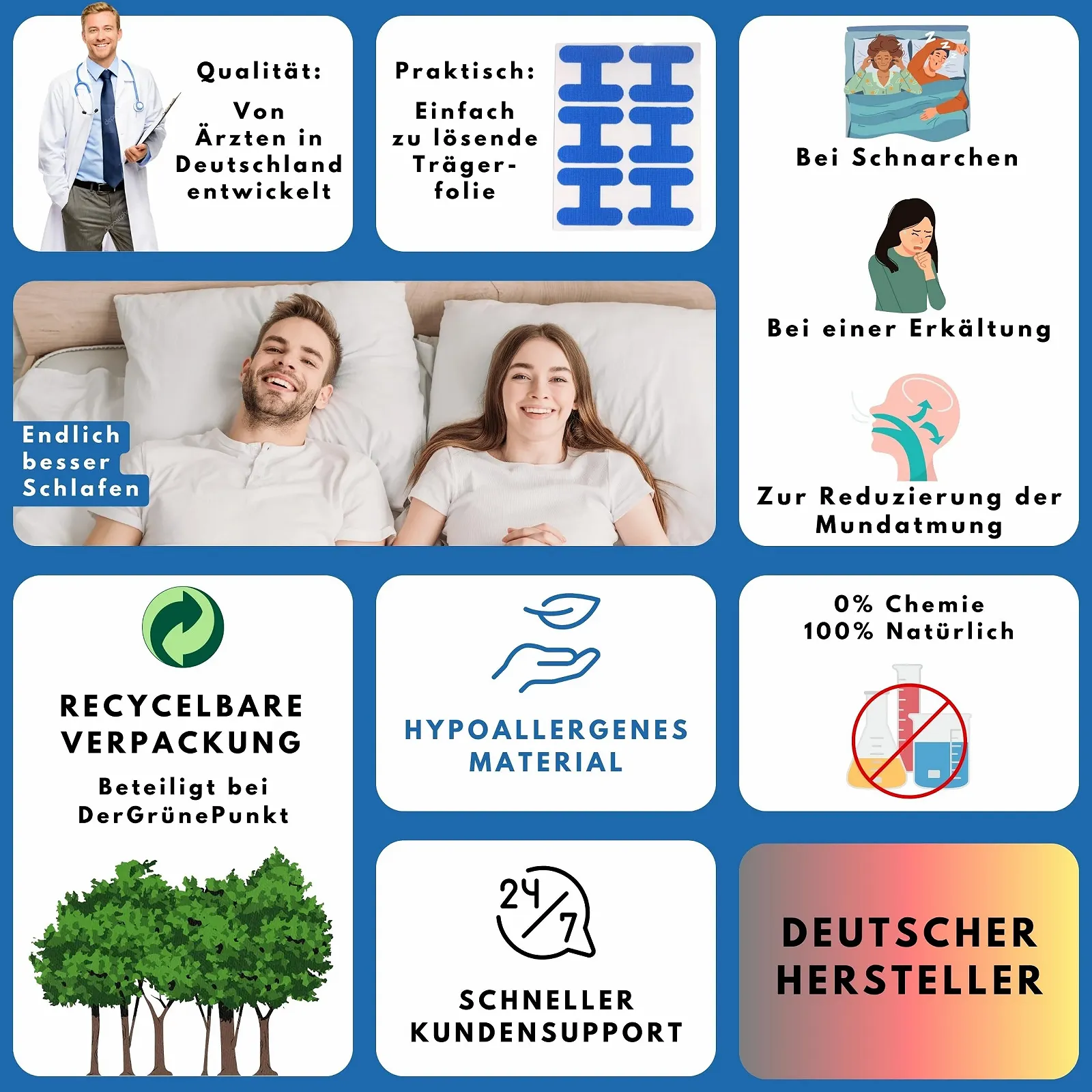 Пластыри для сна, 66 шт., лента для рта для сна., фото №4 Пластыри для сна, 66 шт., лента для рта для сна., фото №4