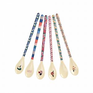 Ложка Rice Latte Меламин A New York Minute Prints Набор из 6 штук - Фото 1