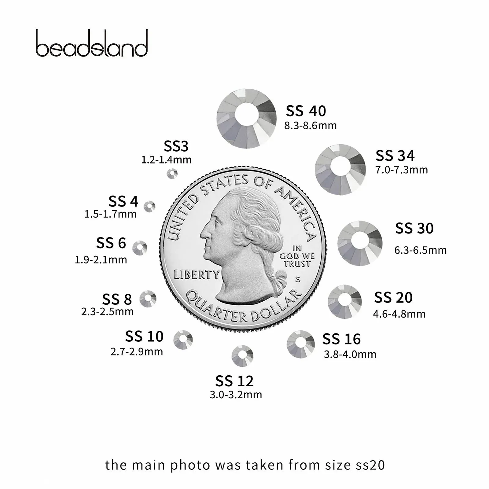 Стрази Плоскі Кристалічні для Рукоділля Одягу DIY Crystal SS10 2.7-2.9мм Срібні Hema SS10/2880шт, фото №3 Стрази Плоскі Кристалічні для Рукоділля Одягу DIY Crystal SS10 2.7-2.9мм Срібні Hema SS10/2880шт, фото №3