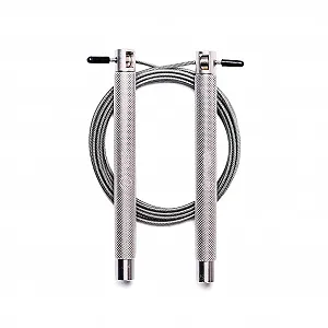 Скакалка SpeedRope Double Unders алюмінієві ручки сталевий трос регульована - Фото 1