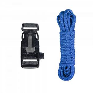 Набір для виживання: паракорд PARACORD PLANET 20 дюймів, кресало/свисток, colonial blue - Фото 1