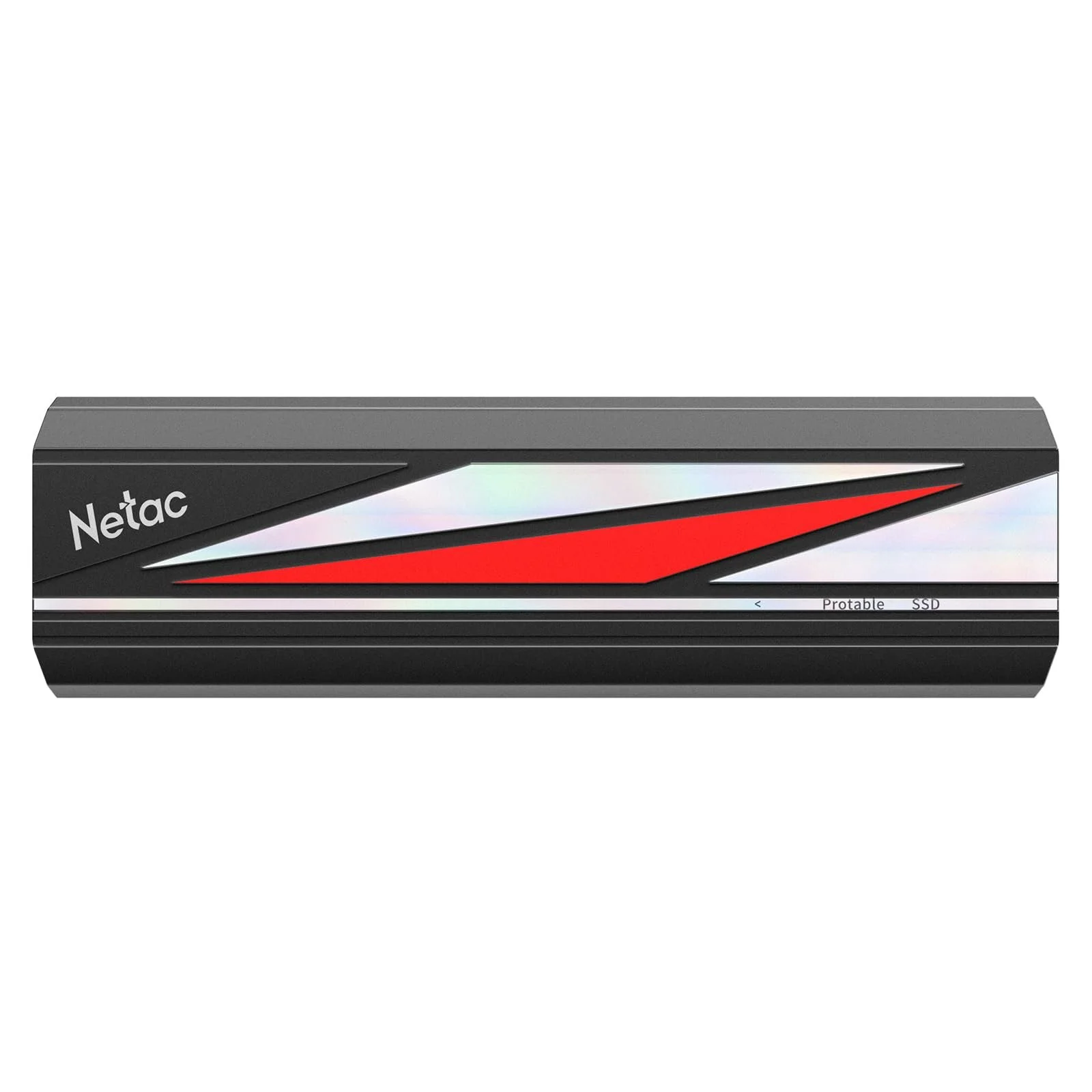 Зовнішній SSD Netac 512GB USB 3.2 Gen2X2 2000 MB/s Чорний/Червоний/Сріблястий, фото №9