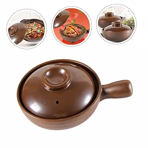 Кастрюля-жаровня VALICLUD литиевая керамическая термостойкая для риса и супов synthetic.ua - Фото 1